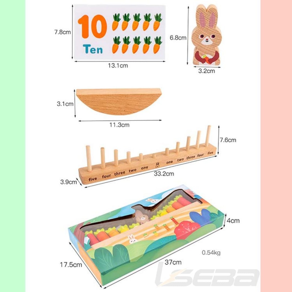 Mainan Edukasi Anak Timbangan| Balance Scale Wooden Toy