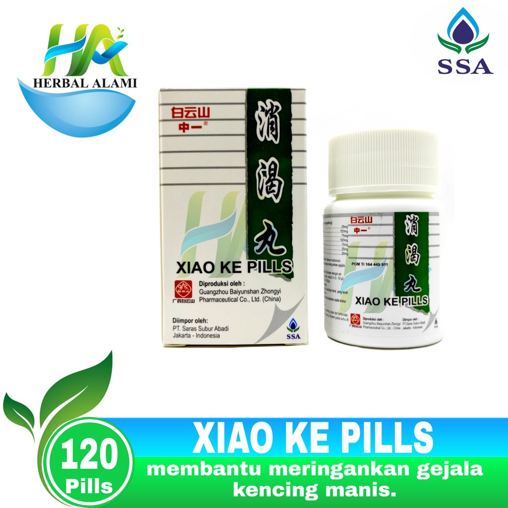 Xiao Ke Pills - Obat Diabetese / Kencing Manis Herbal - Obat Diabetese / Kencing Manis Herbal