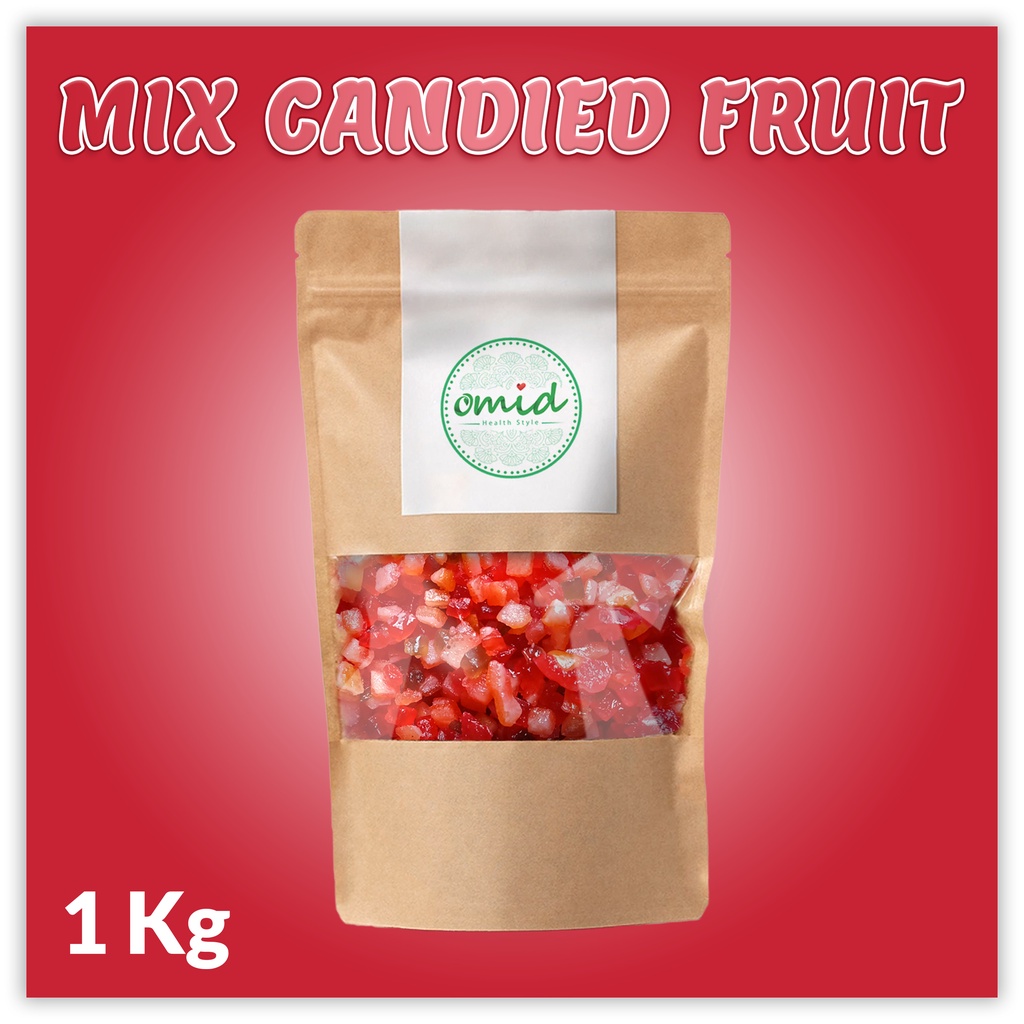 

1KG | Mixed Candied Fruit | Manisan buah campur