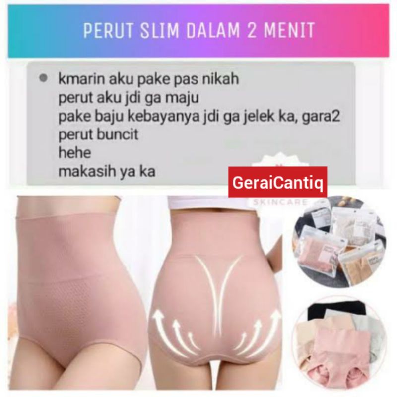 NEW BUTT LIFT HIGH WAIST SLIMMING PANTS KORSET CELANA PELANGSING PERUT