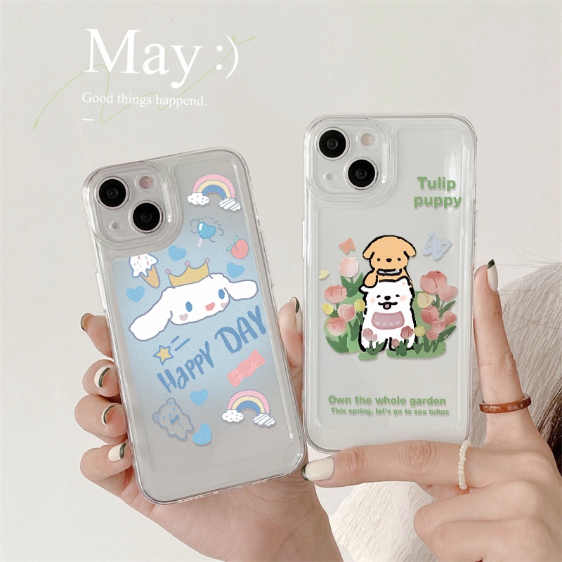 Case Bahan Akrilik TPU Transparan Tahan Banting Untuk iPhone 11 Pro Max 13 Pro 12 Pro XS Max XR X 8 Plus 7 Plus SE 2020 2022