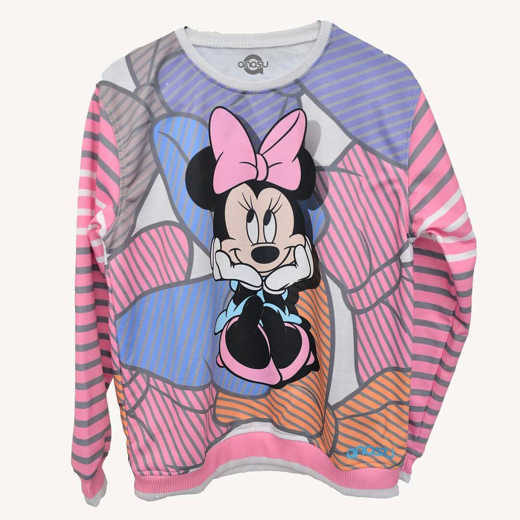 pink minnie mouse sweatshirt