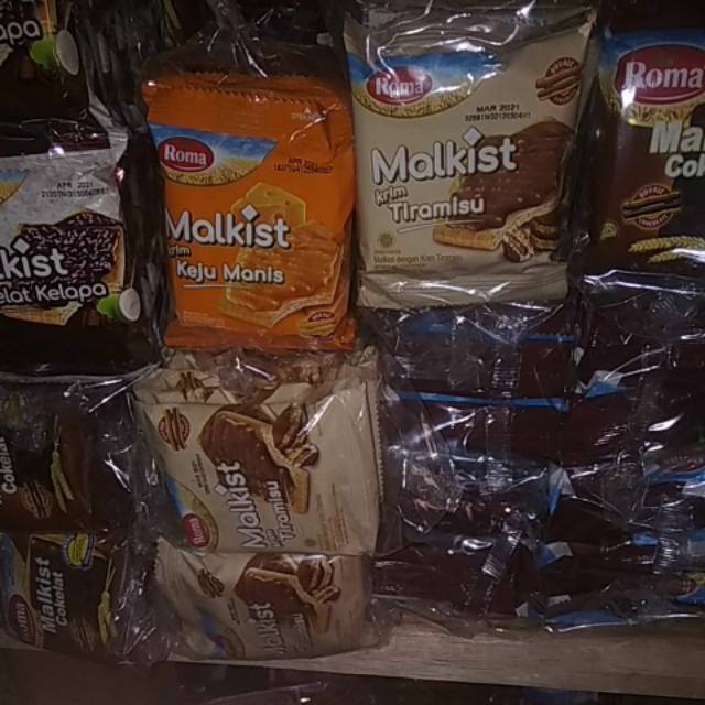 

roma MALKIST biscuit RENCENG 10 sachet ALL VARIANT