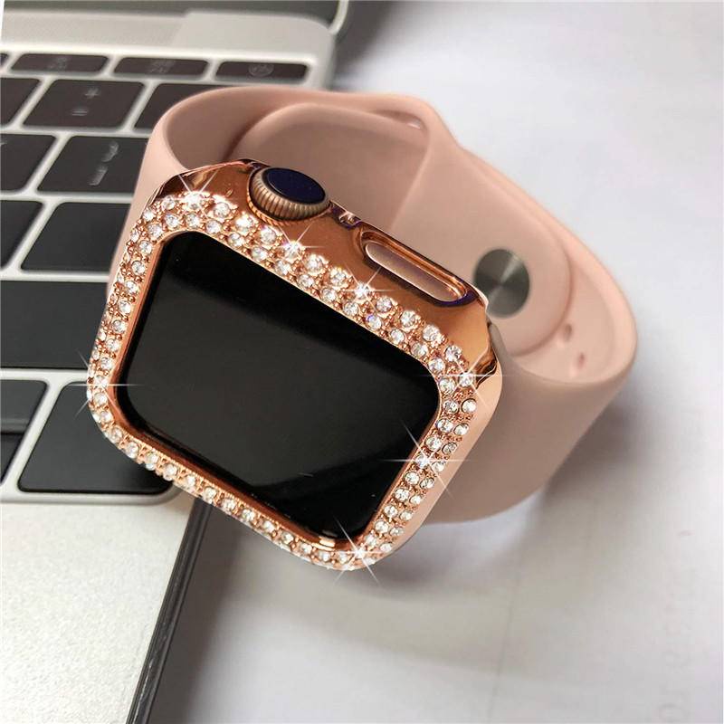 Case Cover Pelindung Apple Watch Seri 7 6 5 4 3 2 1 SE 41mm 45mm 44mm 40mm 42mm 38mm