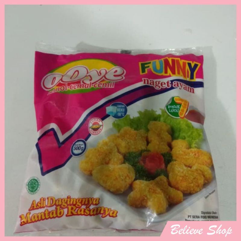 

Nugget Ayam Funny Ooye 500 gr