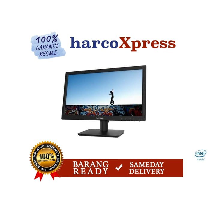 Monitor LED Lenovo D19-10 Hdmi vga 18.5inch d1910 d19 10 resmi garansi