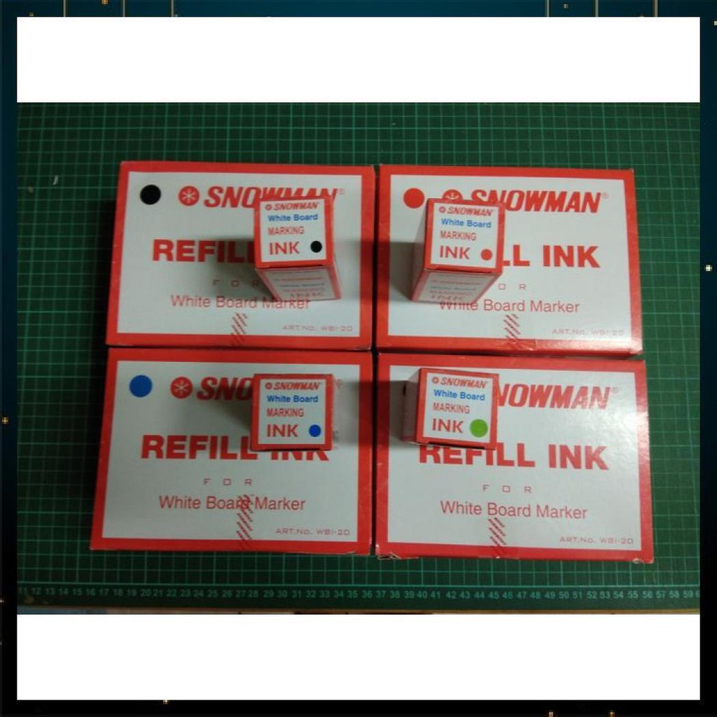 

Isi Refill Tinta Spidol White Board Bg-12 Snowman - Wbi-20