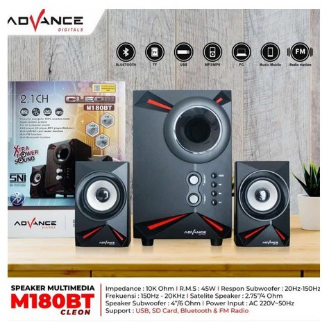 New SPEAKER ADVANCE M180BT CLEON / Baru lebih bagus / m180bt / m10bt / m 180bt