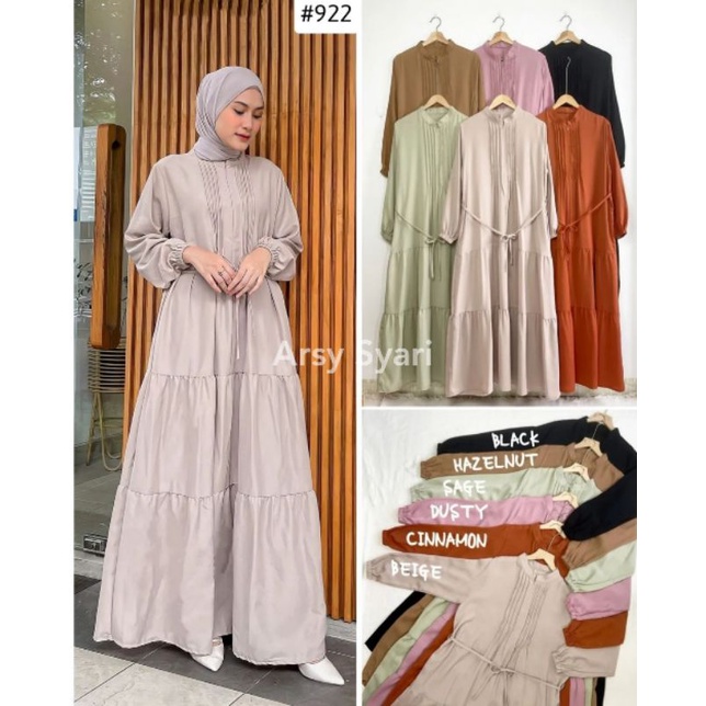 Ajwa Gamis Lebaran 2022 Busui Friendly