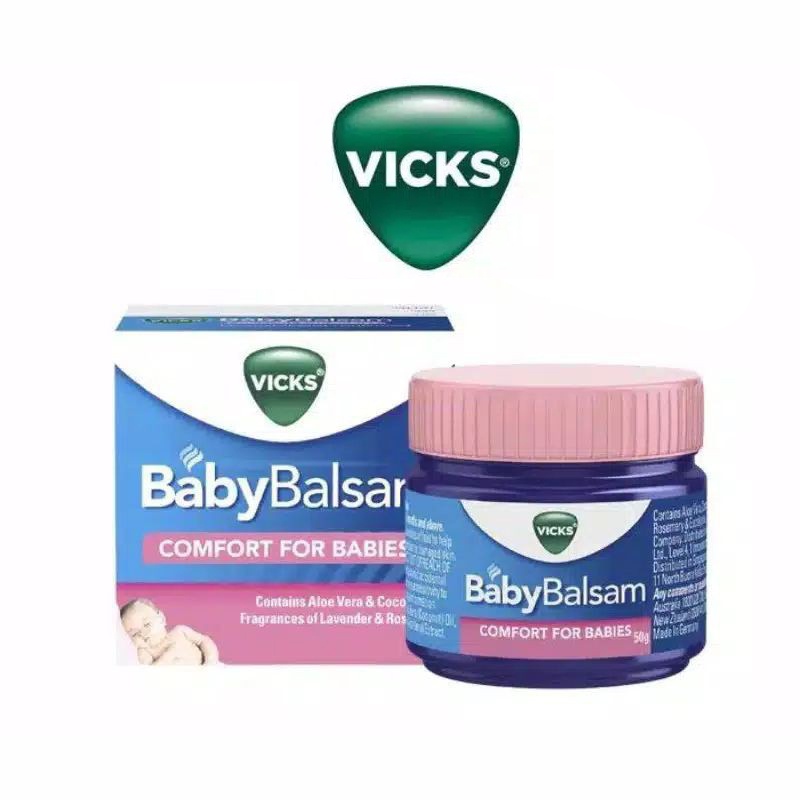 Vicks Baby Balsam 50gr - Viks Balsem Bayi 3+ Original Made In Germany 50 gr