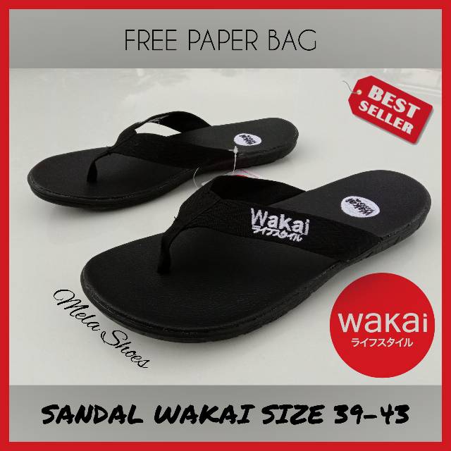 SANDAL WAKAI PRIA DAN WANITA / SANDAL JEPIT DISTRO / SANDAL COUPLE COWOK CEWEK PROMO / SENDAL MURAH