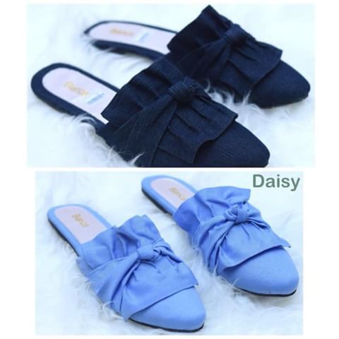 Sandal Wanita Flat Slop &quot;Daisy&quot;