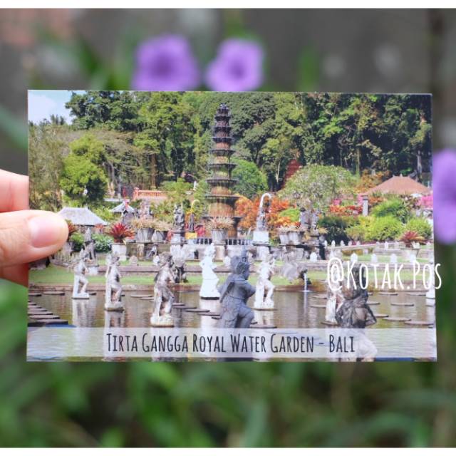 

Tirta Gangga Royal Water Garden Bali Indonesia Kartu Pos Postcard Postcrossing Surat Filateli Murah