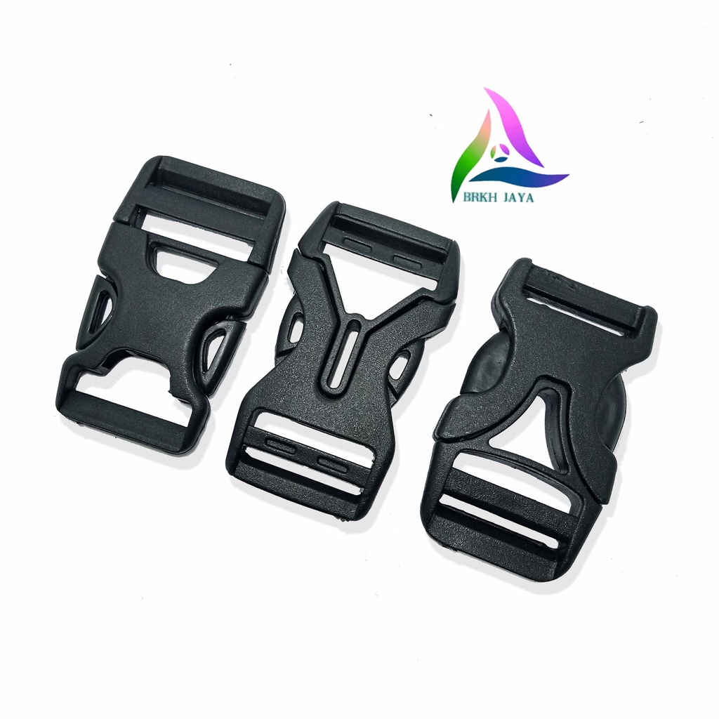 KUNCI SODOK TAS 2.5 CM / SLOT TAS PLASTIK BUCKLE POLYPROPLYNE