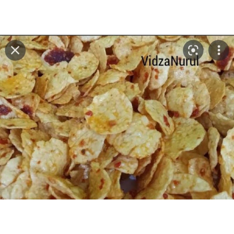 

kerupuk ubi balado khas padang sumatera barat