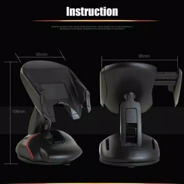 Transformer Phone Holder Mouse Car Mount HP Meja Kaca Dashboard Mobil