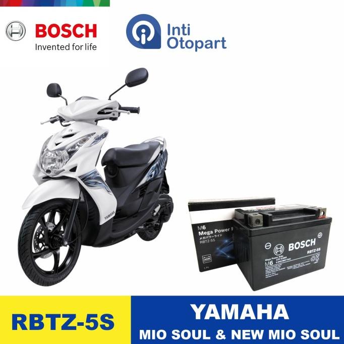 Kualitas terbaik] Accu Aki Motor YAMAHA MIO SOUL ORIGINAL BOSCH