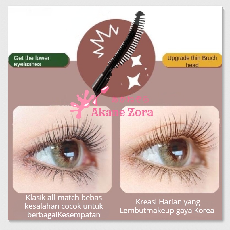 Momoda Babe Mascara Waterproof Profesional Long Lasting Gunakan Dengan Bulu Mata Palsu Perpanjang Bulu Mata Maskara