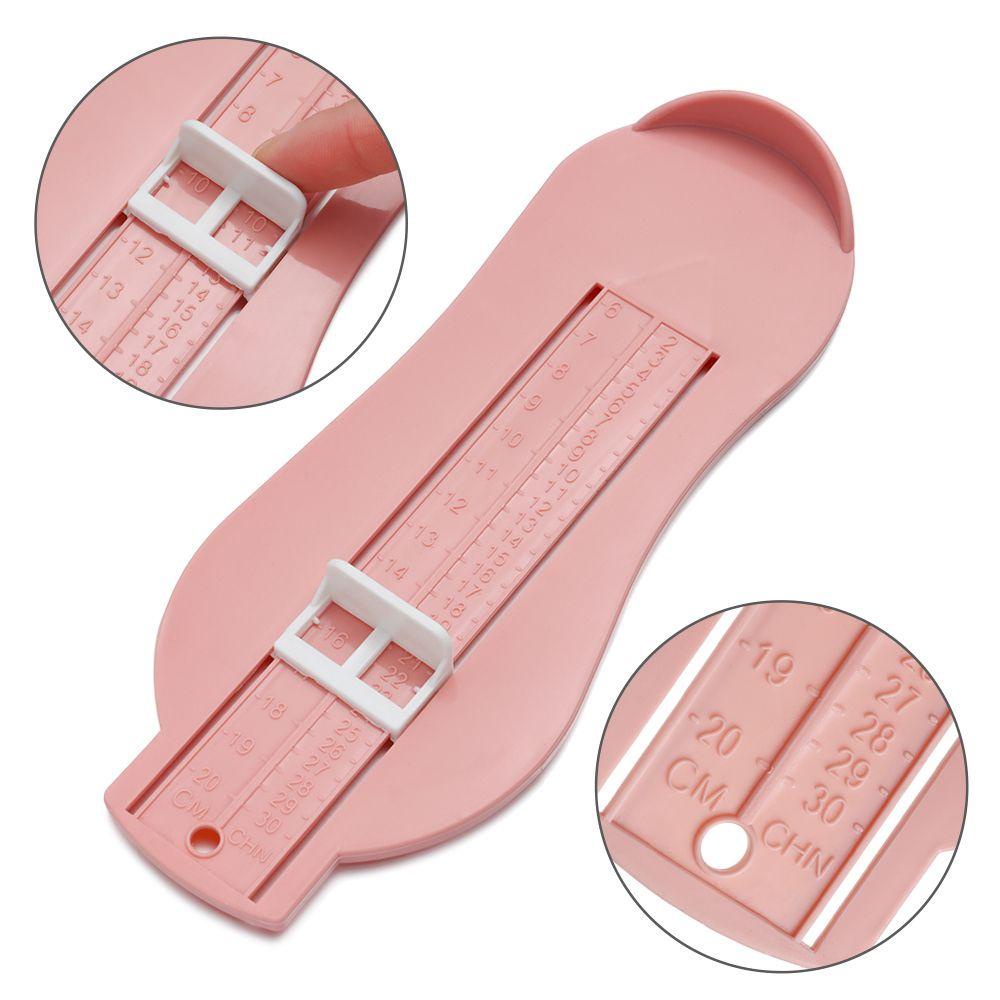 TOP Pengukur Pengukur Kaki Bayi Adjustable Alat Ukur Penggaris Sepatu Bayi Fitting Foot Measure Kid Foot Gauge