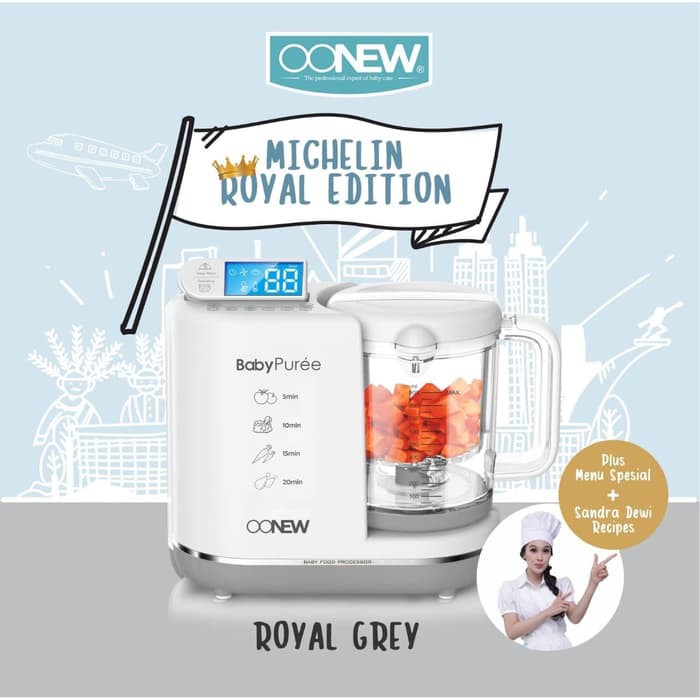 Makassar ! Baby Pure Food Processor OONEW Michelin Series 6 in 1