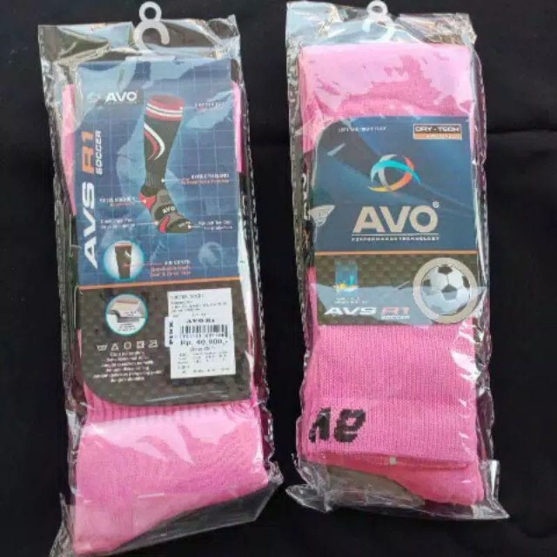 KAOS KAKI BOLA ORIGINAL AVO AVS R1 SOCCER, panjang di atas lutut, ANTI SLIP