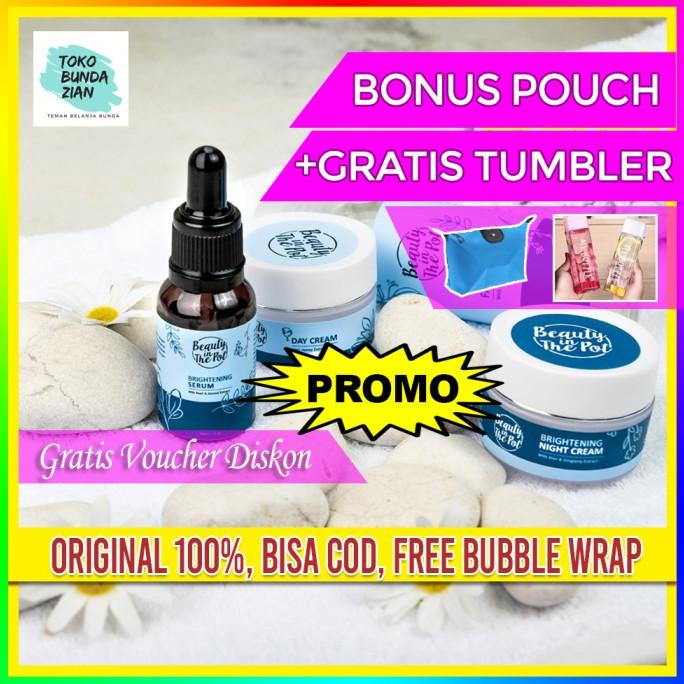 [1 Paket ] Beauty In The Pot - Skincare Whiteglow Series BPOM