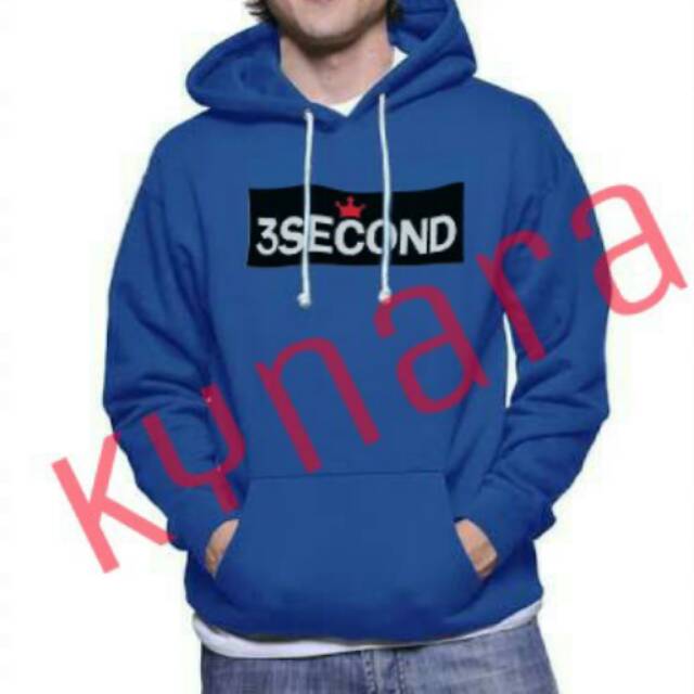Jaket hoodie 3second