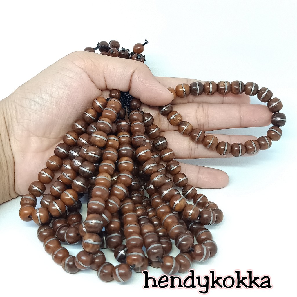 10pcs gelang kokka kaukah bulat prada coklat