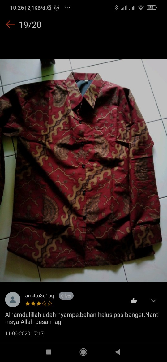 Kemeja Batik Prabu Premium Ndoromesem Kain Baturaden