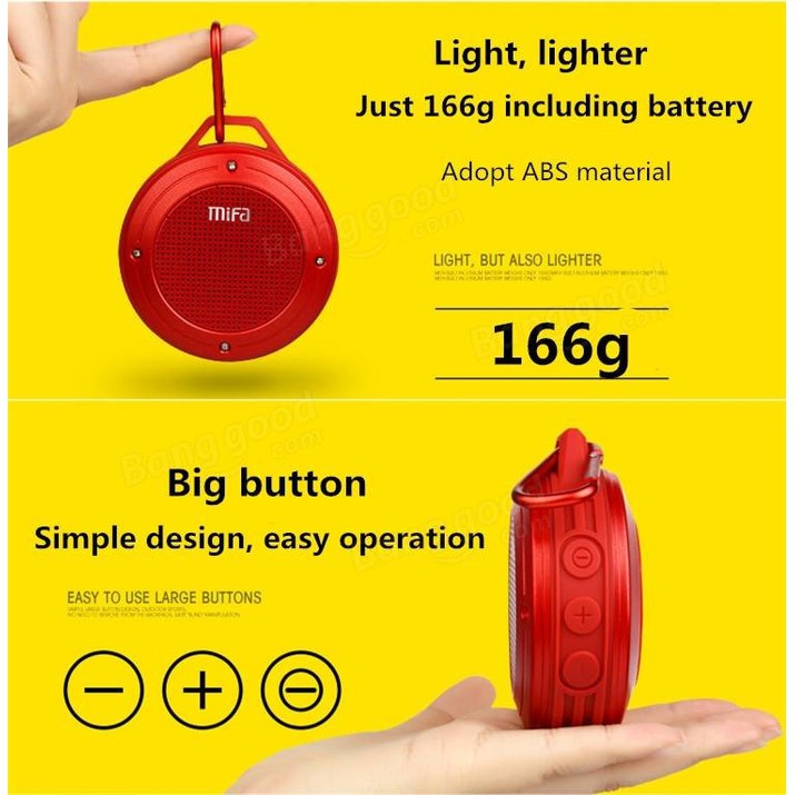 Unik XIAOMI MIFA F10 OUTDOOR BLUETOOTH SPEAKER ORIGINAL Murah