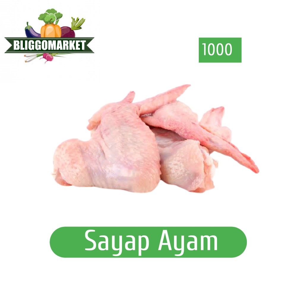 

Sayap ayam Broiler Fresh (Bliggomarket)