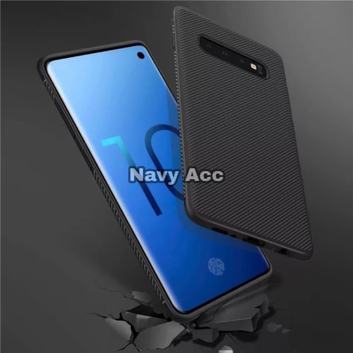 NA - Case Carbon Samsung S10 Plus - Softcase Carbon Samsung S10 Plus