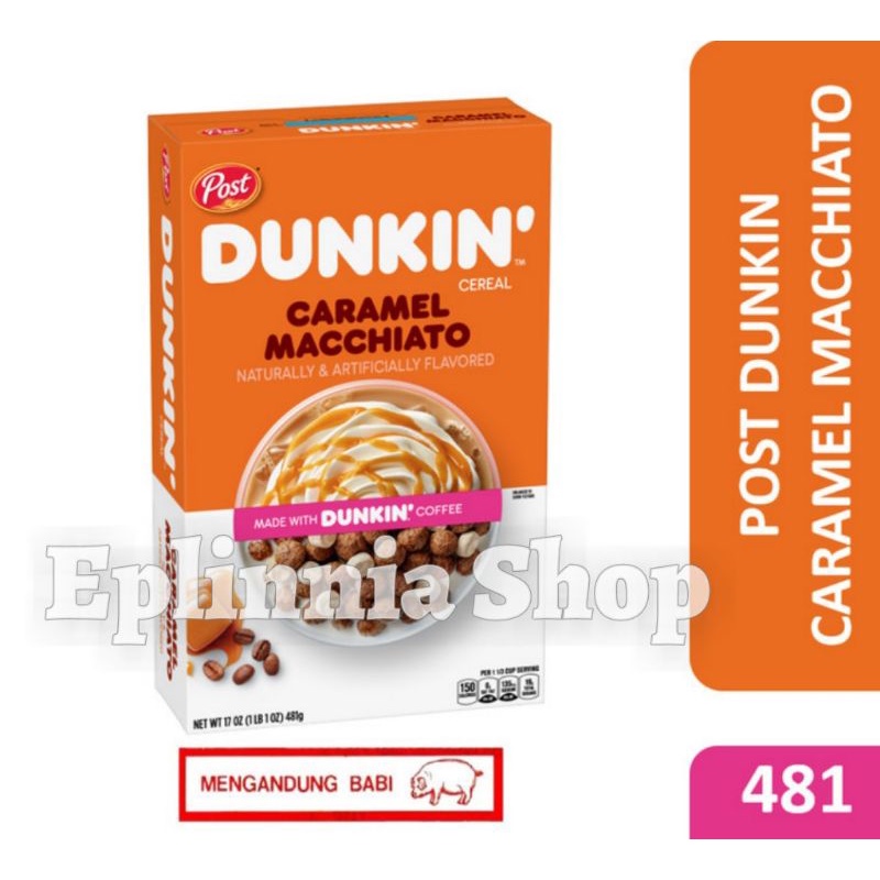 

Post Dunkin Cereal Caramel Macchiato 481 gt - Sereal