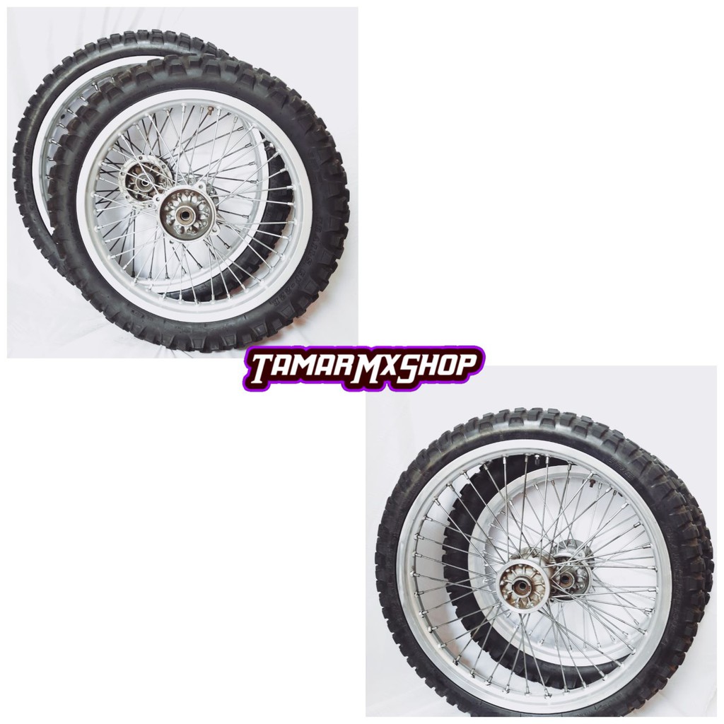 wheelset velg set ban set roda set kawasaki KLX BF Original Copotan Motor