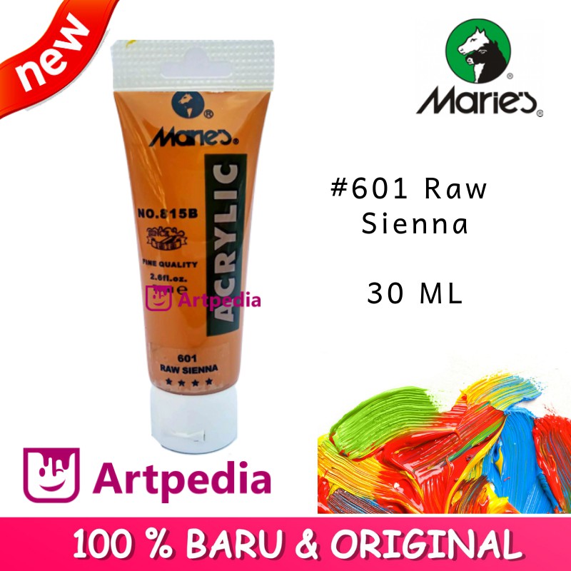 

Maries - Raw Sienna / Maries Acrylic Paint 30ML (Cat Akrilik) Cat Acrylic Maries Raw Sienna 30ML