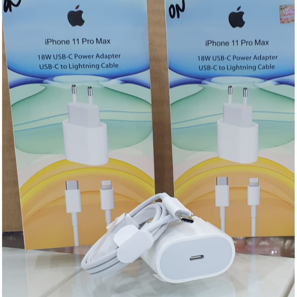 CHARGER IPHONE 11 PRO MAX X XS XR 18W CASAN FAST CHARGING