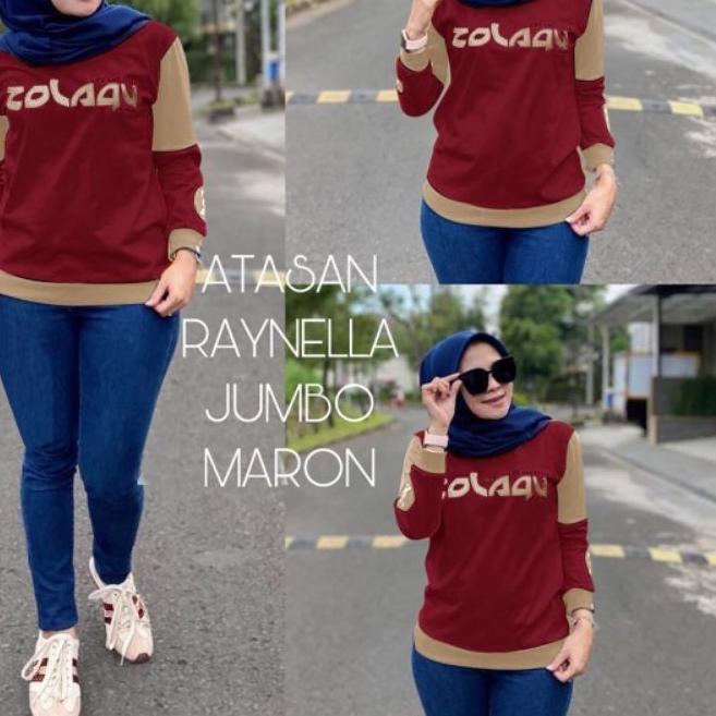 ➽ Kaos Lengan Panjang Zolaqu Jumbo Original ✧