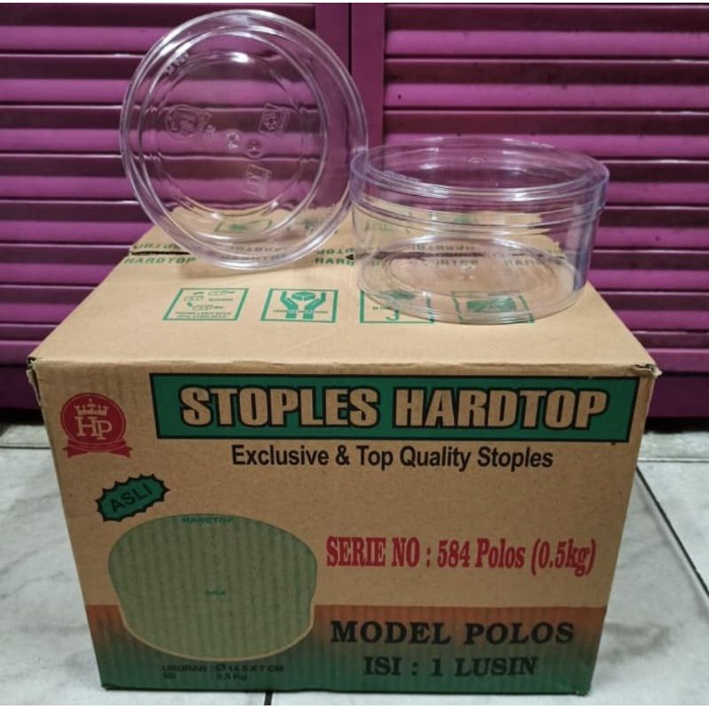 Toples 584 HARDTOP / toples nastar / toples kue kering / toples mika / toples 500gram / toples bagus