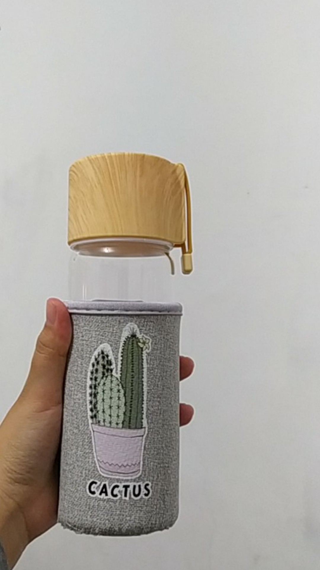 Rumauma Wooden Bottle Water Tumblr Character - Botol Minum Tutup Kayu