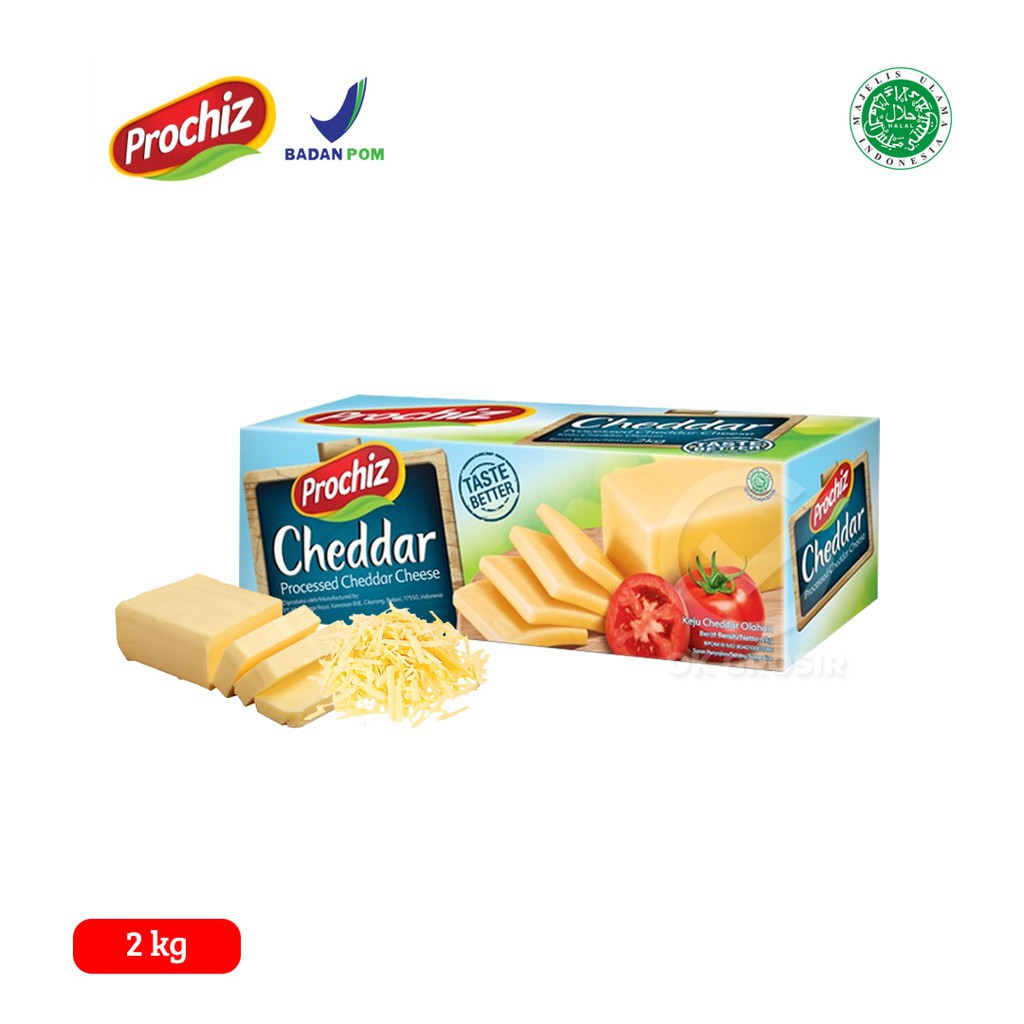 Jual Keju Prochiz Cheddar Premium (2 Kg) | Shopee Indonesia