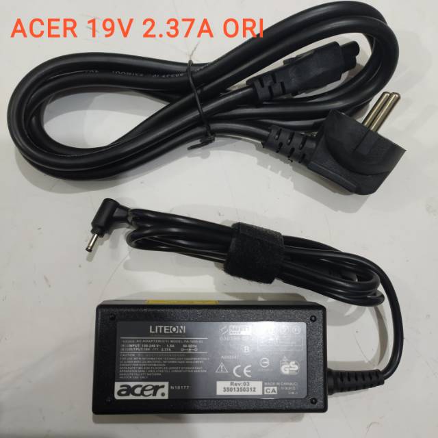 ADAPTOR ACER / CHARGER LAPTOP ACER 19V 2.37A ORI