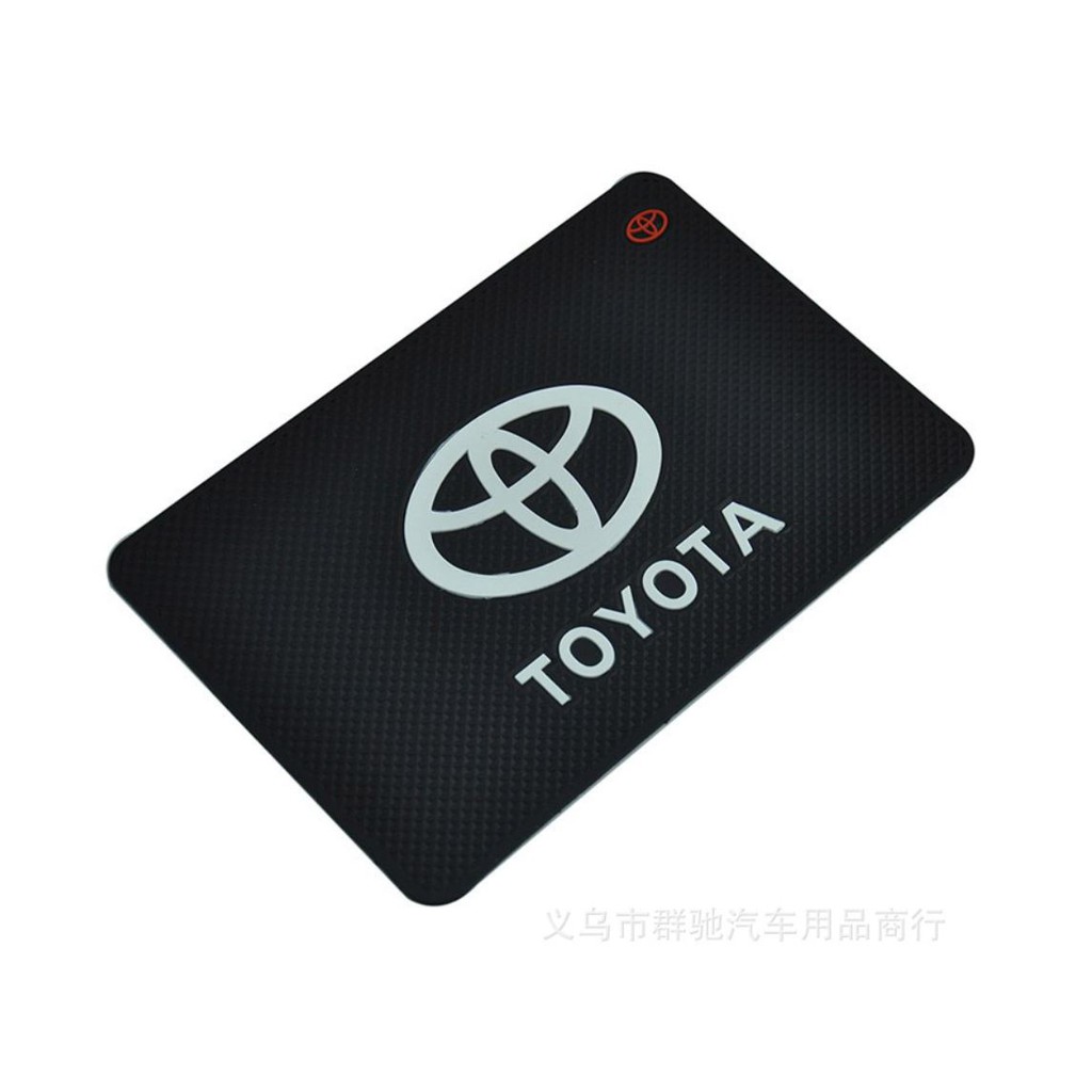 Dashmat anti slip sticky pad untuk HP GPS dashboard mobil Logo TOYOTA Innova Avanza Fortuner Sienta