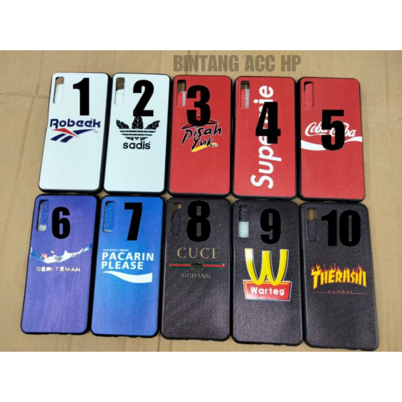 CASE GAMBAR KARAKTER SAMSUNG A7 2018 DAN REDMI 5A