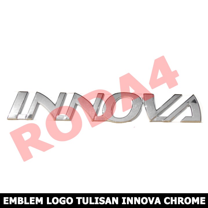 Emblem - Mobil Logo  Tulisan Innova Chrome