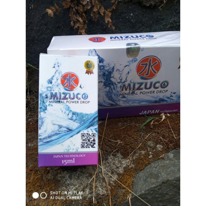 MIZUCO alkaline power drop 1box isi 5 botol asli original