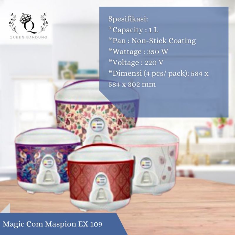 Maspion Magic Cooker EX 109 3in1 1L