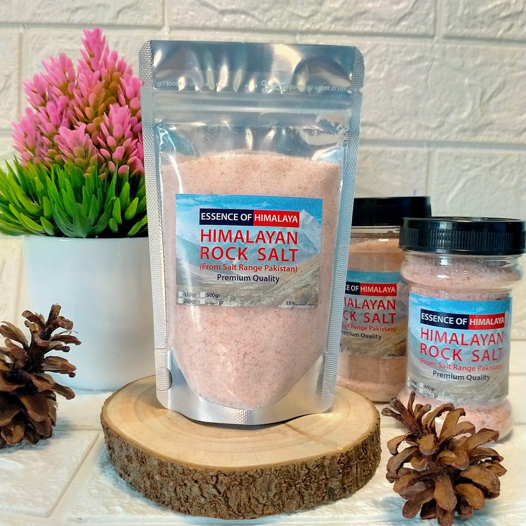 

Pink Himalayan Salt / Himsalt Halus / Garam Himalaya Rock salt 100gr 200gr JSR MPASI diet keto