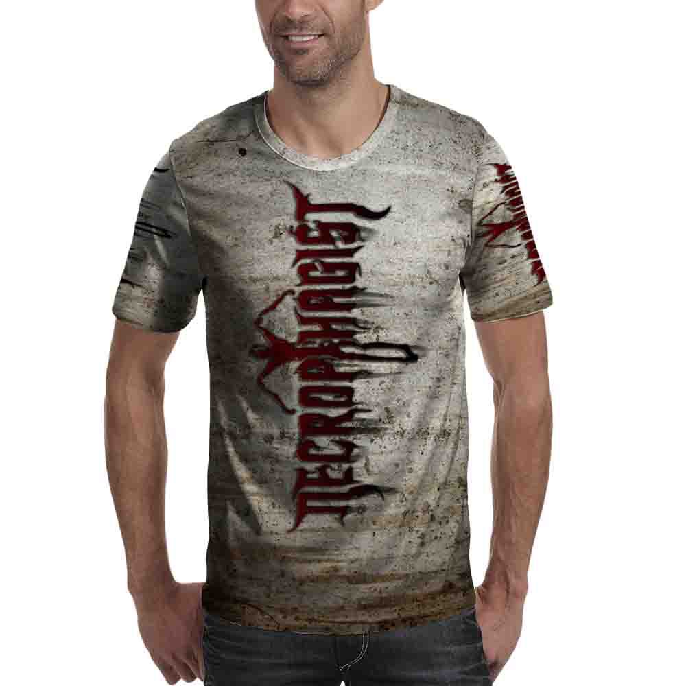 Necrophagist Metal Death Kaos Fullprint Bahan Polyester