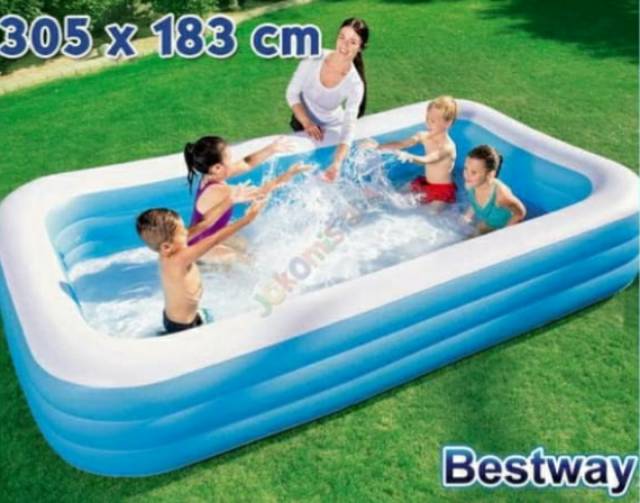 Kolam Renang Anak Bestway Rectangular Family Pool ) 3 meter