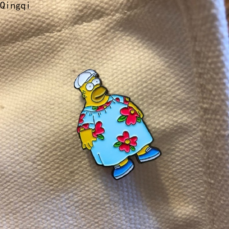 Bros Pin Enamel Desain Kartun Simpsons Untuk Anak